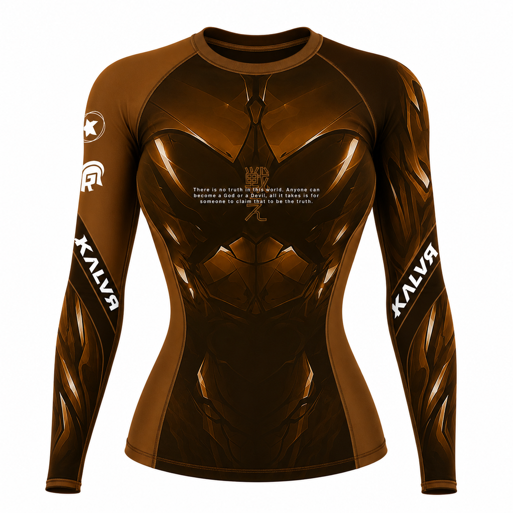 RASHGUARD TATAKAE COMPETITOR / BROWN BELT FEMME