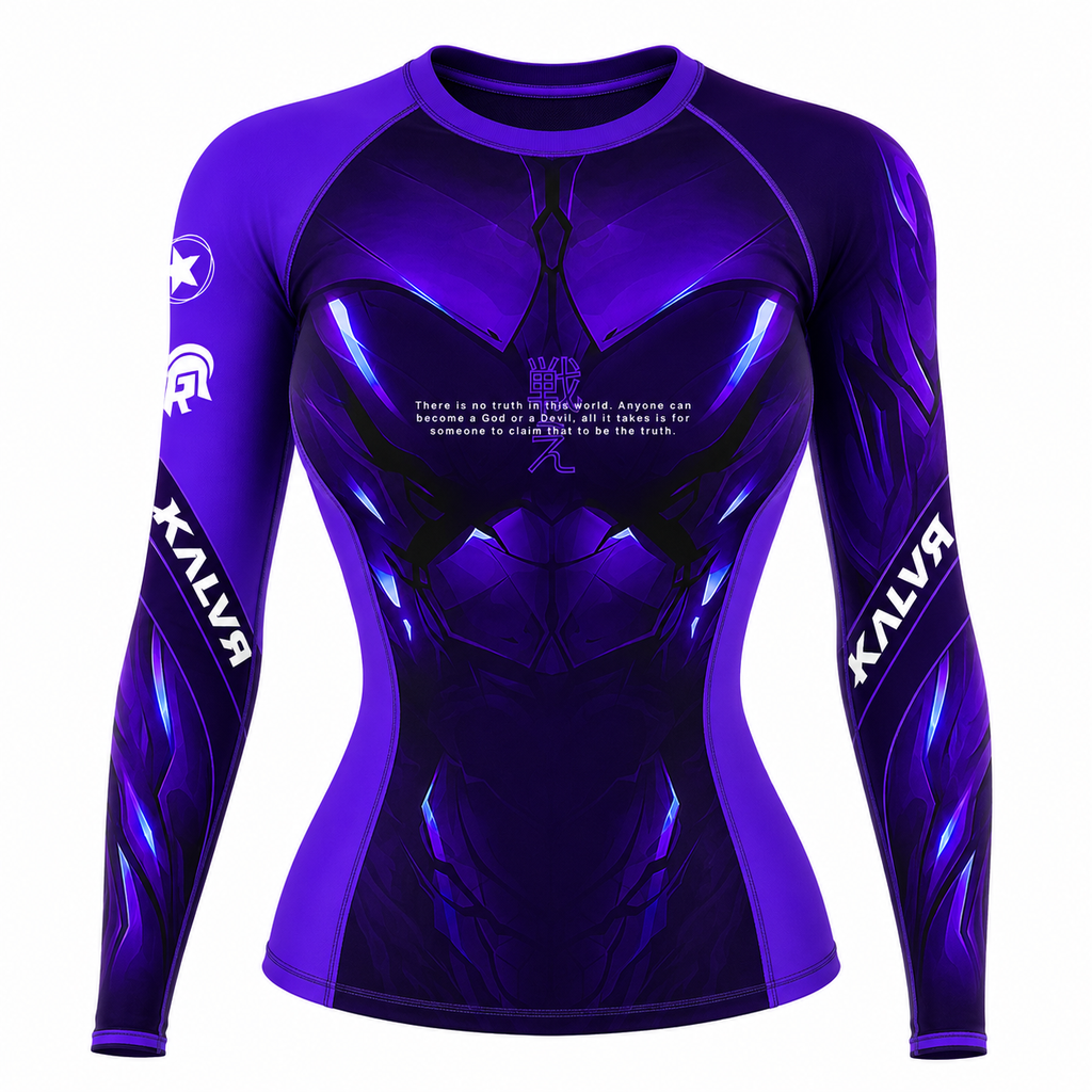 RASHGUARD TATAKAE COMPETITOR / PURPLE BELT FEMME