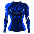 RASHGUARD TATAKAE COMPETITOR / BLUE BELT FEMME
