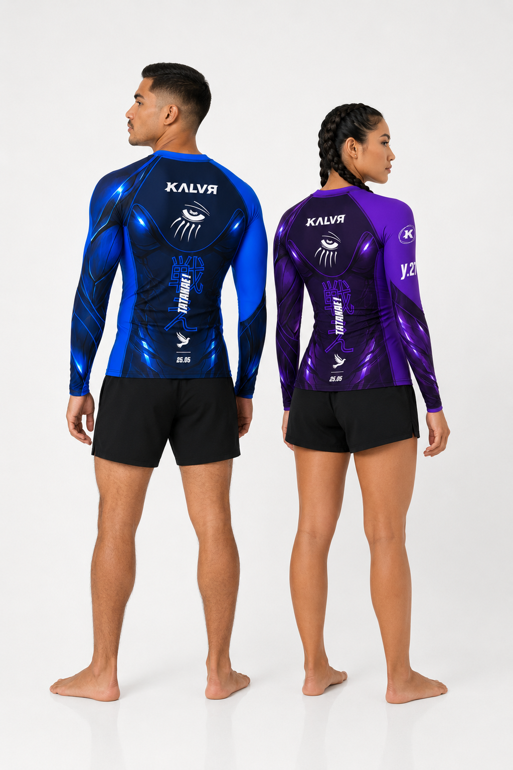 RASHGUARD TATAKAE COMPETITOR / PURPLE BELT FEMME