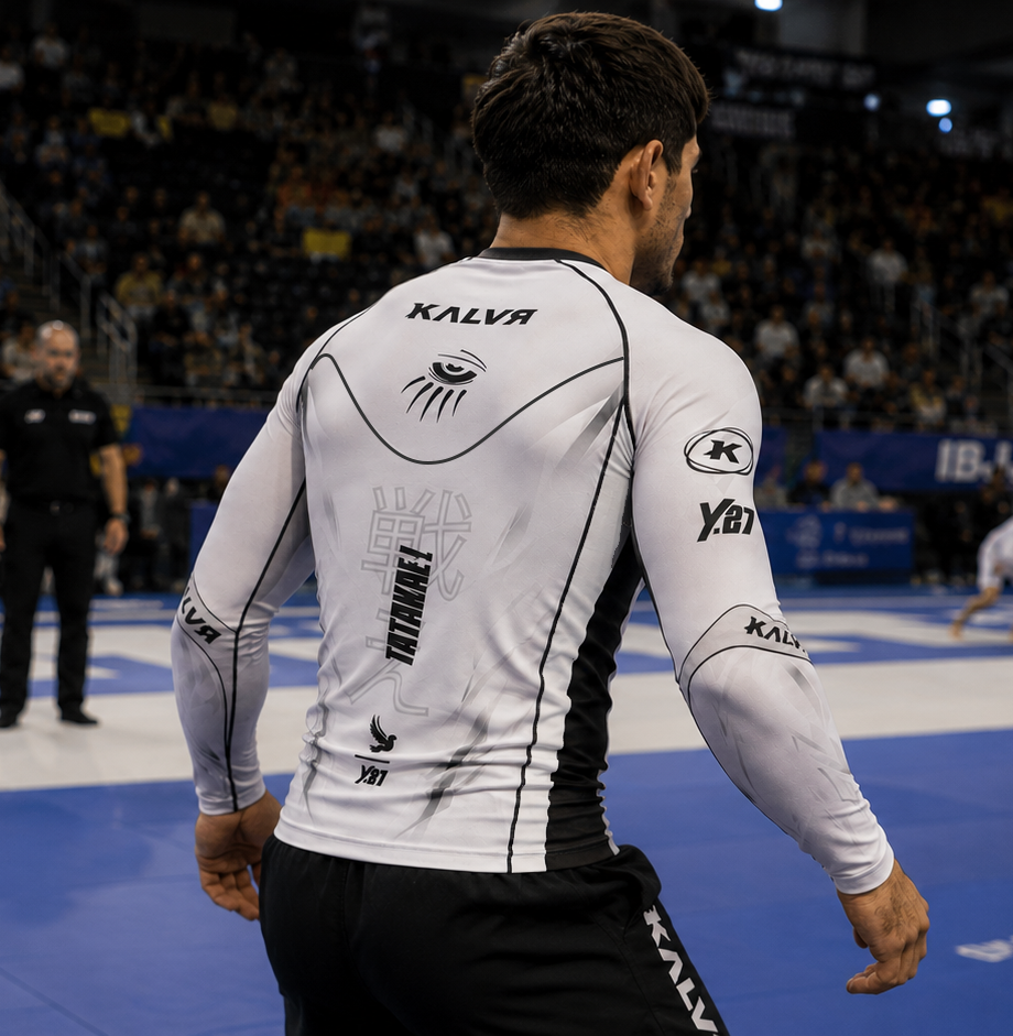 RASHGUARD TATAKAE COMPETITOR / WHITE BELT HOMME