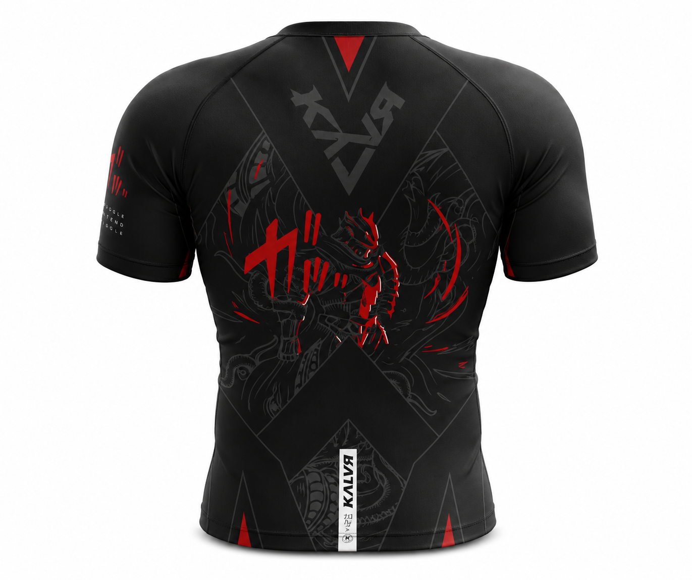 RASHGUARD BLACK WARRIOR HOMME