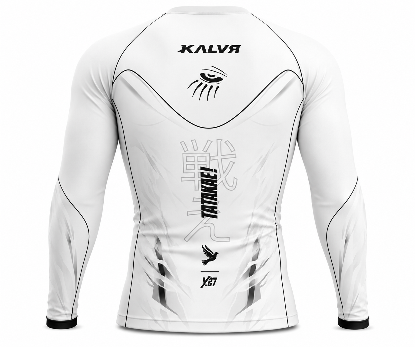 RASHGUARD TATAKAE COMPETITOR / WHITE BELT HOMME
