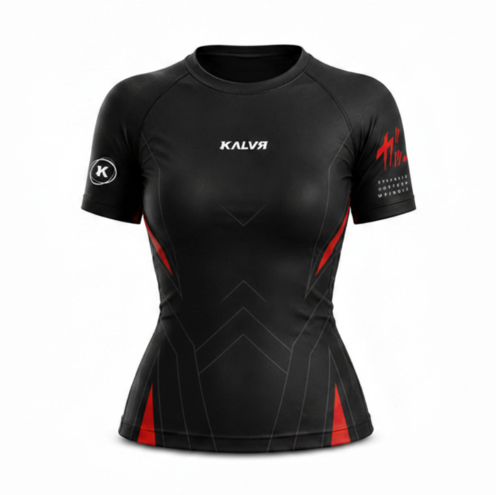 RASHGUARD BLACK WARRIOR FEMME