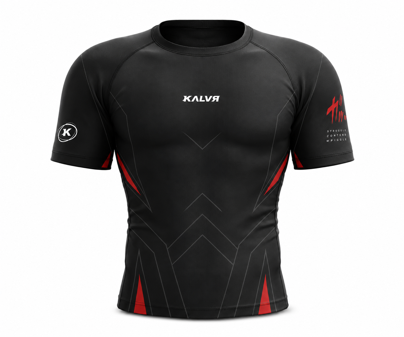 RASHGUARD BLACK WARRIOR HOMME