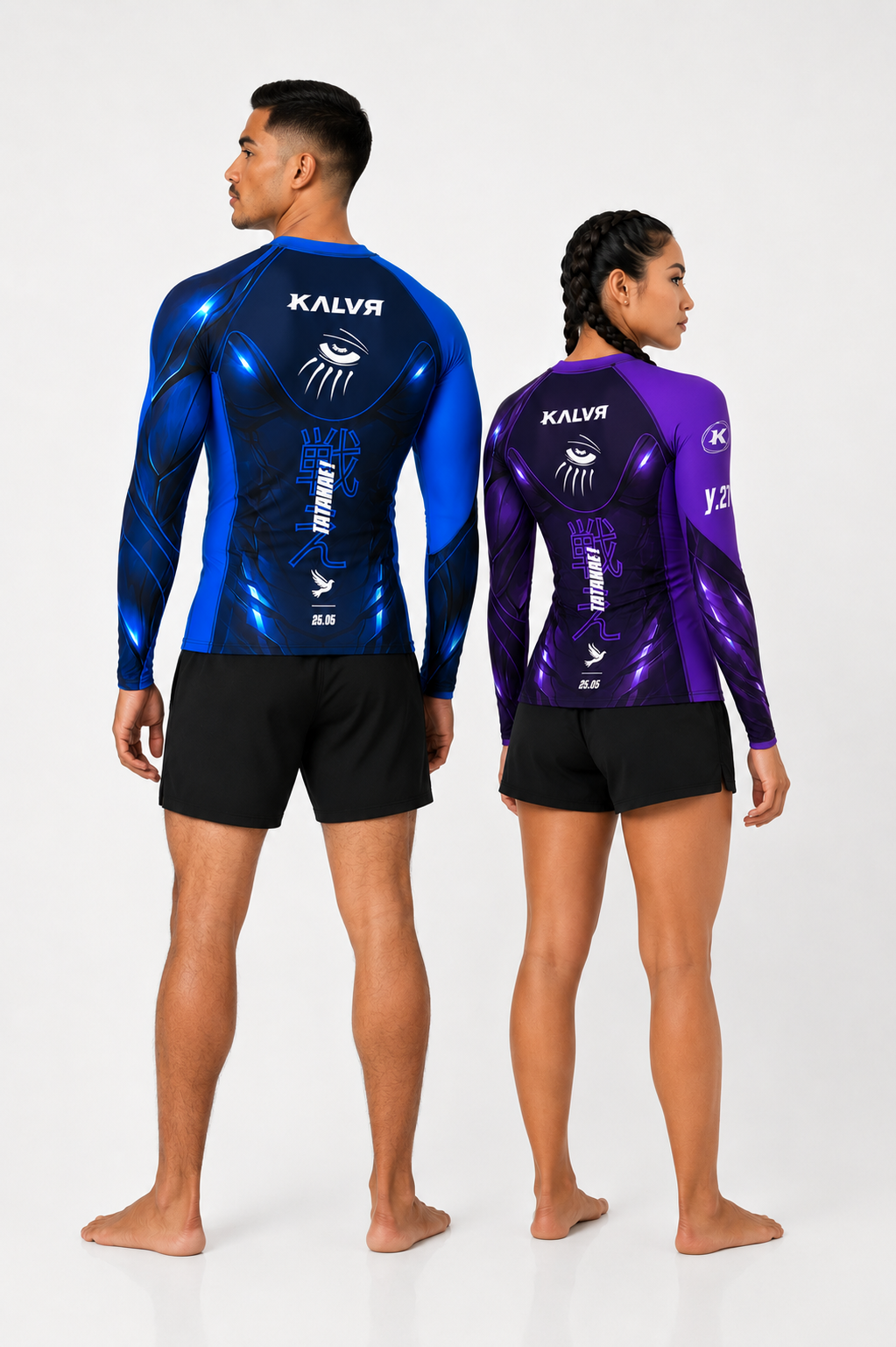 RASHGUARD TATAKAE COMPETITOR / BLUE BELT HOMME