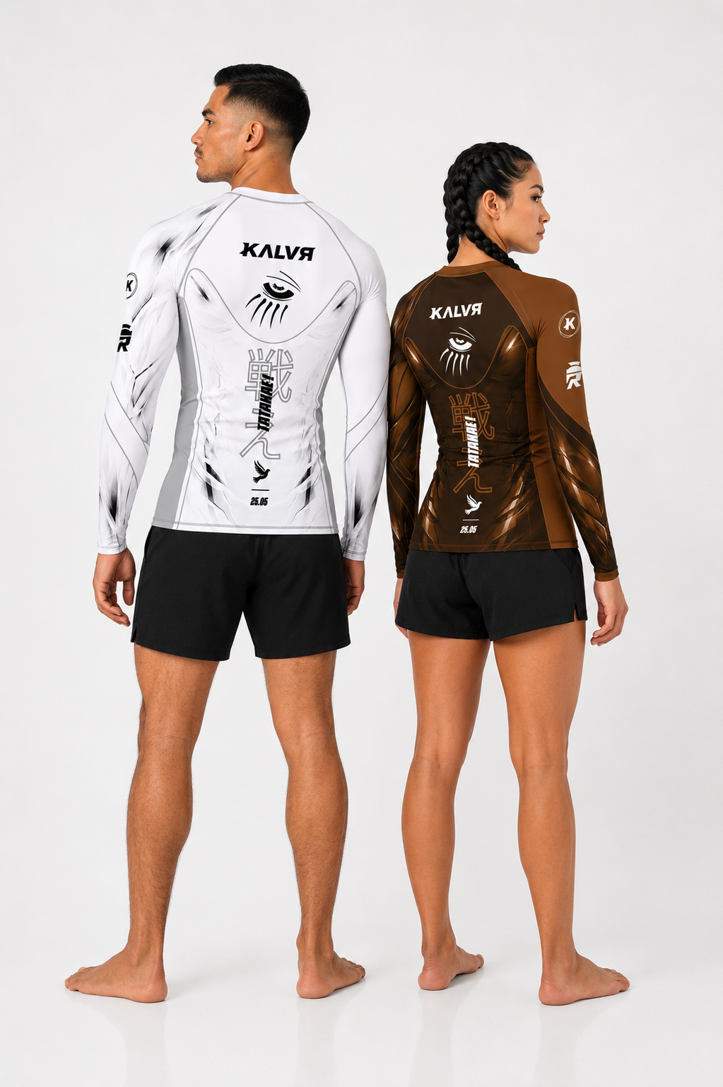 RASHGUARD TATAKAE COMPETITOR / WHITE BELT HOMME