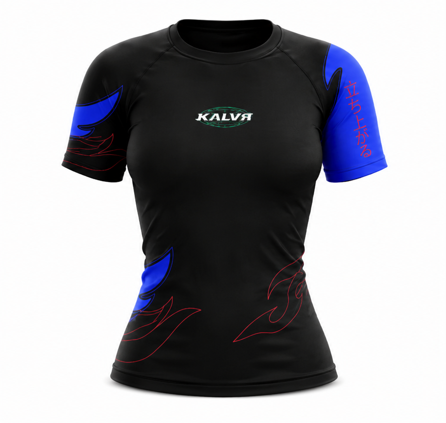 DRAGON - RASHGUARD MANCHES COURTES FEMME