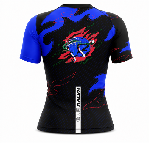 DRAGON - RASHGUARD MANCHES COURTES FEMME
